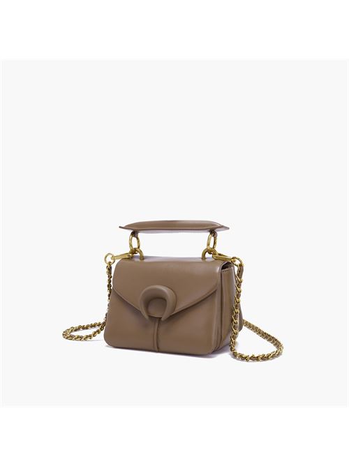 borsa a spalla moonlight taupe La carrie | 132M-TT-250-SYN\TAUTAUPE